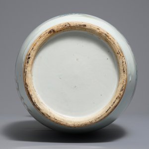 A Chinese famille rose double design vase, 19/20th C. — photo 5