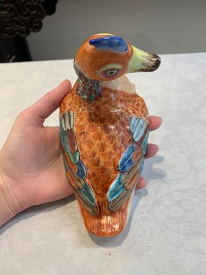 A Chinese famille rose duck-shaped tureen and cover, Qianlong — photo 6
