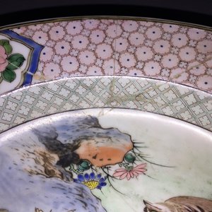 A Chinese famille rose eggshell ruby back "Quails" plate, Yongzheng, 1723-1735 — photo 3
