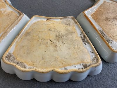 A Chinese famille rose eight-piece 'immortals' sweetmeat set, 19th C. — photo 8