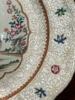 A Chinese famille rose 'elephant and rider' plate for the Indian market, Qianlong — 照片 5