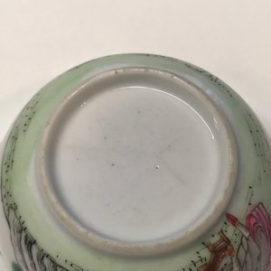 A Chinese famille rose erotical subject cup and saucer, Yongzheng — 照片 15