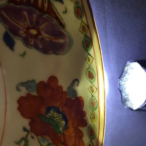 A Chinese famille rose export “Pompadour” dish, ca. 1745 — photo 3