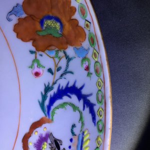 A Chinese famille rose export “Pompadour” dish, ca. 1745 — photo 8