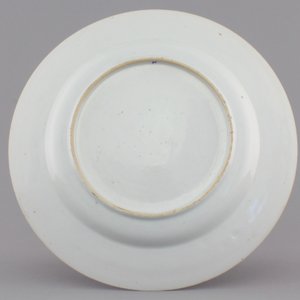 A Chinese famille rose export porcelain quails plate, Qianlong, 18th C. — photo 2