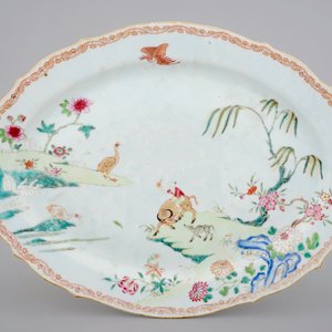 A Chinese famille rose export porcelain tureen on stand, Qianlong, 18th C. — 照片 5