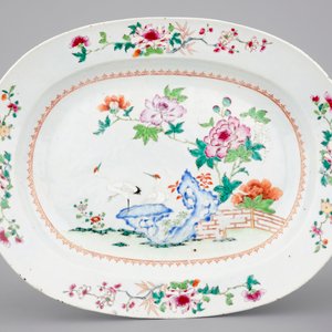 A Chinese famille rose export porcelain tureen on stand, Qianlong, 18th C. — 照片 5