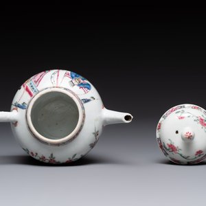 A Chinese famille rose 'Feng Yi Ting 鳳儀亭' teapot, Yongzheng — photo 5