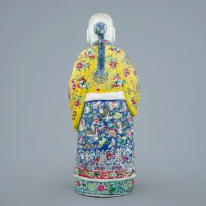 A Chinese famille rose figure of Shou Lao, 19th C. — 照片 4
