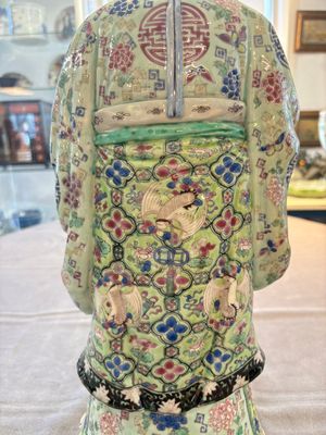 A Chinese famille rose figure of Shoulao, 19th C. — photo 14