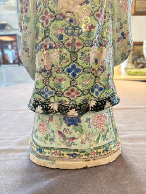 A Chinese famille rose figure of Shoulao, 19th C. — photo 15
