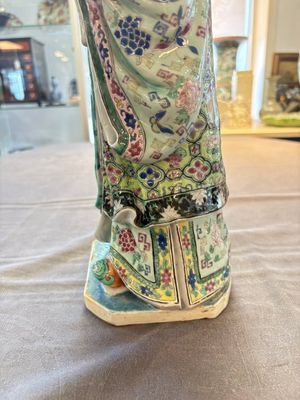 A Chinese famille rose figure of Shoulao, 19th C. — photo 18
