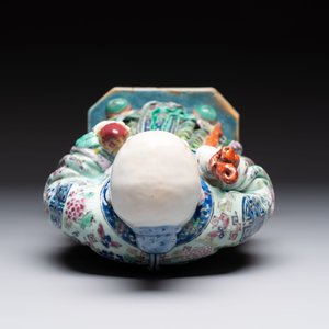 A Chinese famille rose figure of Shoulao, 19th C. — photo 6