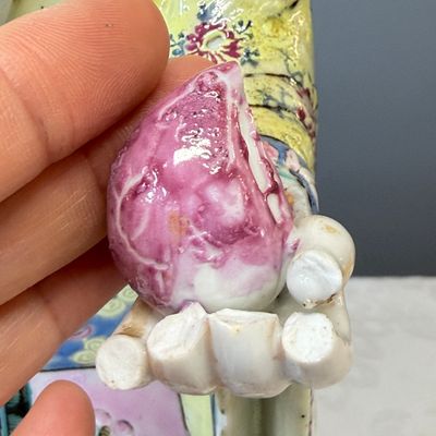 A Chinese famille rose figure of Shoulao — photo 7