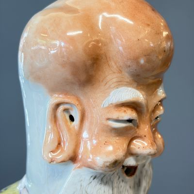 A Chinese famille rose figure of Shoulao — photo 8