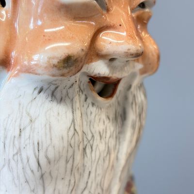 A Chinese famille rose figure of Shoulao — photo 9