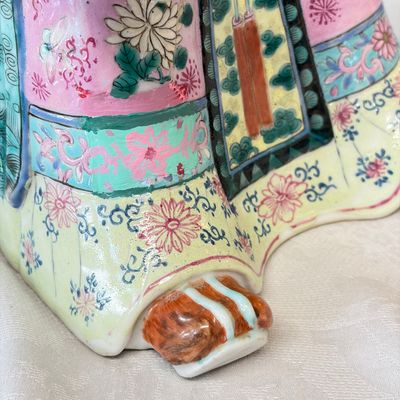 A Chinese famille rose figure of Shoulao — photo 11