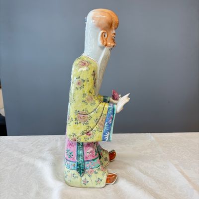 A Chinese famille rose figure of Shoulao — photo 12
