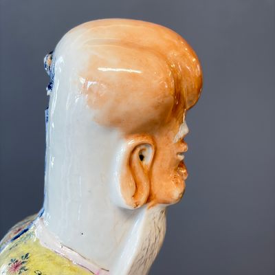 A Chinese famille rose figure of Shoulao — photo 13