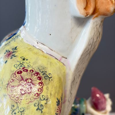 A Chinese famille rose figure of Shoulao — photo 14