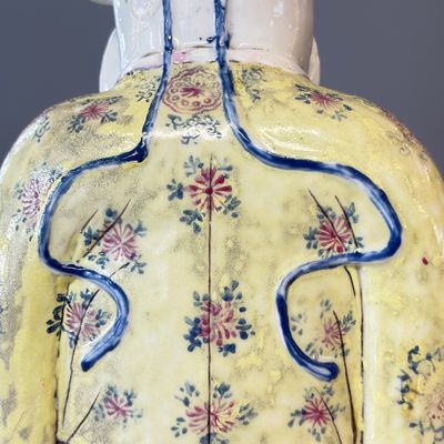 A Chinese famille rose figure of Shoulao — photo 19