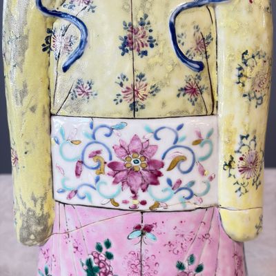 A Chinese famille rose figure of Shoulao — photo 20