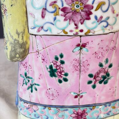 A Chinese famille rose figure of Shoulao — photo 22