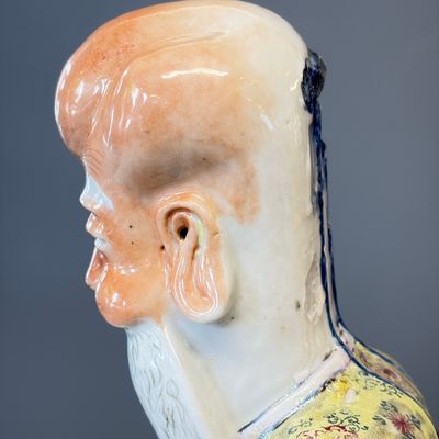 A Chinese famille rose figure of Shoulao — photo 25
