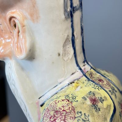 A Chinese famille rose figure of Shoulao — photo 26