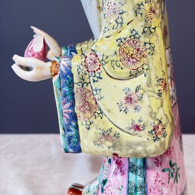 A Chinese famille rose figure of Shoulao — photo 28