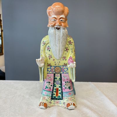 A Chinese famille rose figure of Shoulao — photo 1