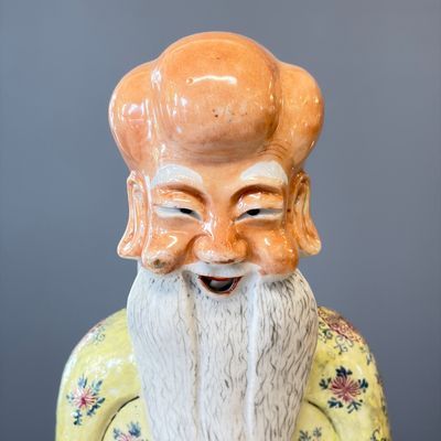 A Chinese famille rose figure of Shoulao — photo 2
