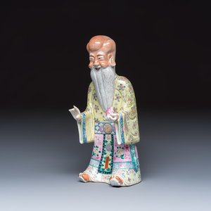 A Chinese famille rose figure of Shoulao — photo 1
