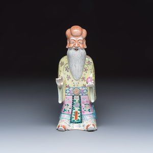 A Chinese famille rose figure of Shoulao — photo 2