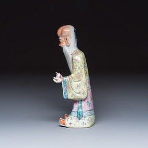 A Chinese famille rose figure of Shoulao — photo 3