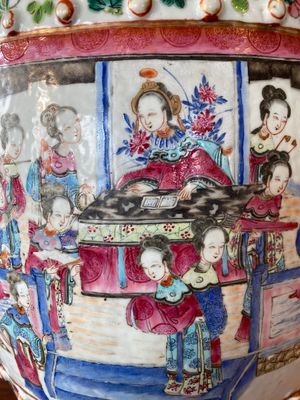 A Chinese famille rose garden seat, 19th C. — 照片 6
