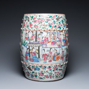 A Chinese famille rose garden seat, 19th C. — 照片 4