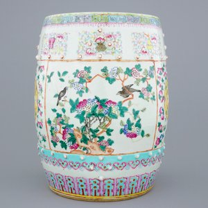 A Chinese famille rose garden seat, 19th C. — photo 3