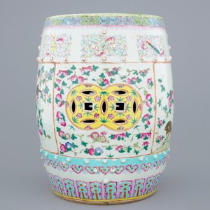 A Chinese famille rose garden seat, 19th C. — photo 4