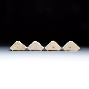 A Chinese famille rose 'Goldfish' nine-piece sweetmeat set in a gilt-lacquered box and cover — photo 9