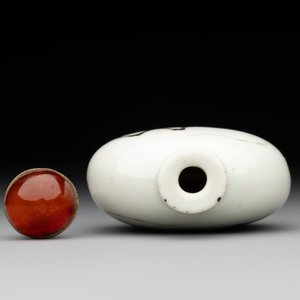 A Chinese famille rose 'grasshopper' snuff bottle, Daoguang mark and of the period — foto 5