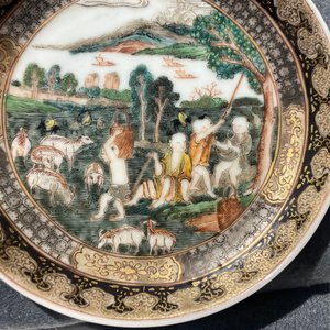 A Chinese famille rose 'harvesting' cup and saucer, Yongzheng — 照片 13
