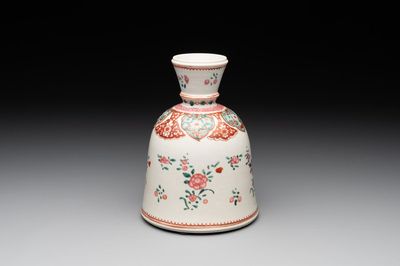 A Chinese famille rose hookah base with floral design for the Islamic market, Qianlong