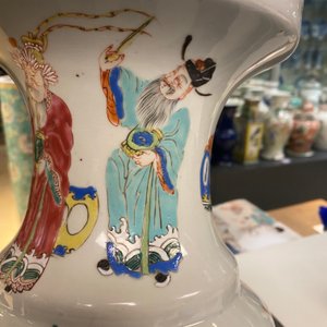 A Chinese famille rose 'horseriders' vase, Yongzheng — photo 13