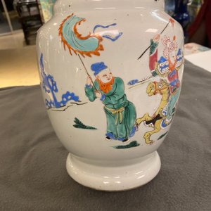 A Chinese famille rose 'horseriders' vase, Yongzheng — photo 15