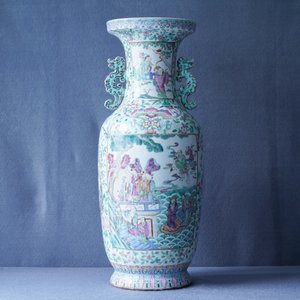 A Chinese famille rose 'immortals' vase, 19th C. — 照片 8