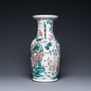 A Chinese famille rose 'immortals' vase, 19th C. — photo 4