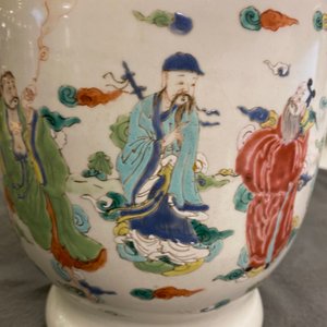 A Chinese famille rose 'immortals' vase, Yongzheng — photo 14