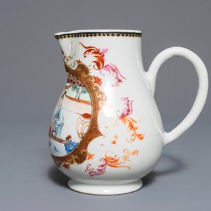 A Chinese famille rose jug with figural design, Yongzheng — photo 2