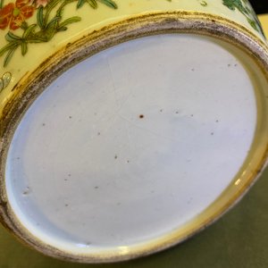 A Chinese famille rose 'kamcheng' bowl and cover with butterflies, 19th C. — 照片 12